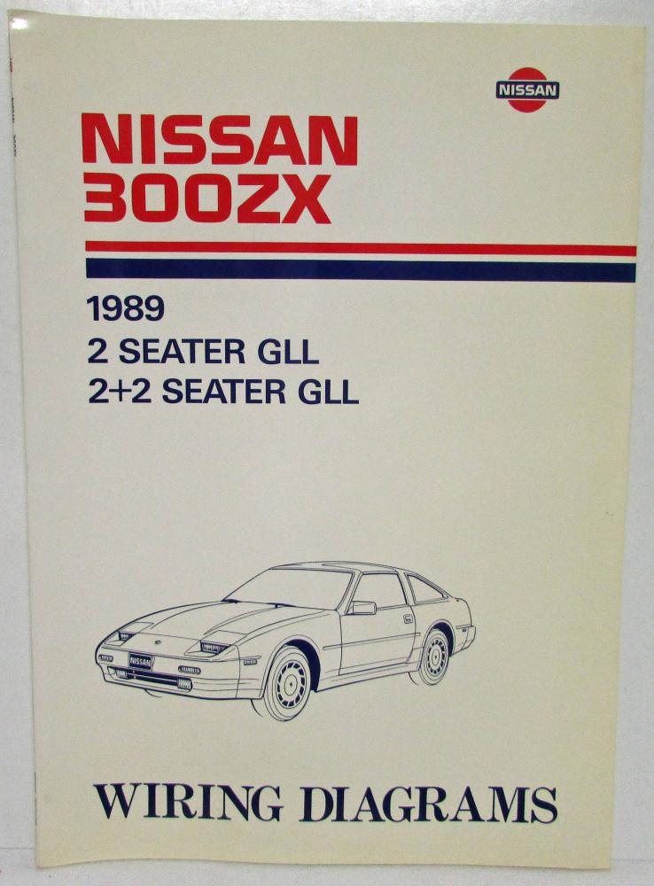 1989 Nissan 300ZX 2 Seater GLL and 2+2 Electrical Wiring Diagram Manual