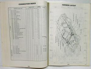 1989 Nissan Stanza 4-Door Sedan GXE Electrical Wiring Diagram Manual