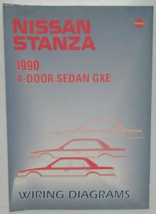 1990 Nissan Stanza 4-Door Sedan GXE Electrical Wiring Diagram Manual