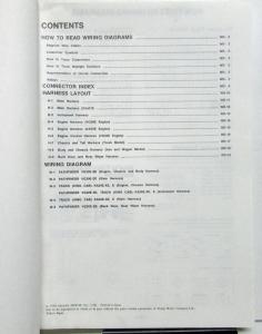 1990 Nissan Truck King Cab & Pathfinder SE Electrical Wiring Diagram Manual