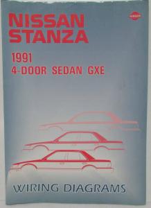 1991 Nissan Stanza 4-Door Sedan GXE Electrical Wiring Diagram Manual