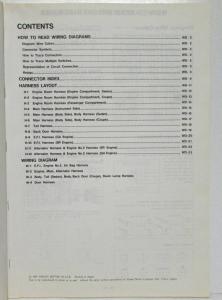 1993 Nissan Stanza Altima 4-Door Sedan XE-S Electrical Wiring Diagram Manual