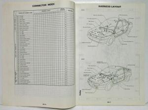 1993 Nissan Stanza Altima 4-Door Sedan XE-S Electrical Wiring Diagram Manual
