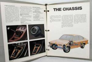 1977 Buick Opel Dealer Album Data Book Folder