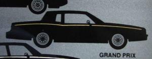 1983 Pontiac Trans Am Firebird Grand Prix 6000 Dealer Product Manual Data Book