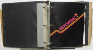 1983 Pontiac Trans Am Firebird Grand Prix 6000 Dealer Product Manual Data Book