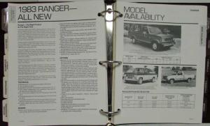 1982 Ford Light Truck Dealer Facts Organizer Book F-100 F-150 F-250 F-350 Bronco