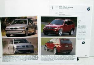 2002 BMW Press Kit Media Release New Models Intro 3 Series & X5 4.6is