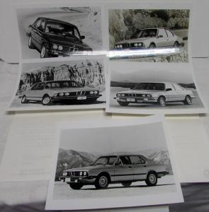 1984 BMW Press Kit Media Release 318I 528e 533i 733i 633CSi New Models Intro