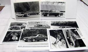 1987 BMW Press Kit Media Release 325 528 635 735 L7 New Models Intro