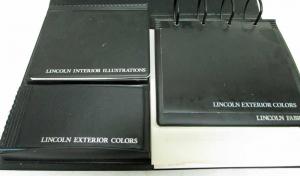 1994 Lincoln Color & Upholstery Selections Dealer Album Town Car Continental