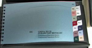 1994 Lincoln Color & Upholstery Selections Dealer Album Town Car Continental