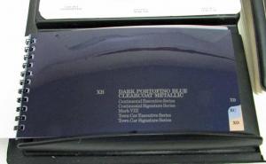 1994 Lincoln Color & Upholstery Selections Dealer Album Town Car Continental