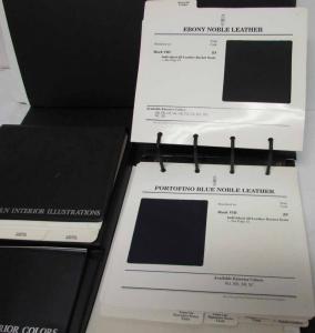 1994 Lincoln Color & Upholstery Selections Dealer Album Town Car Continental