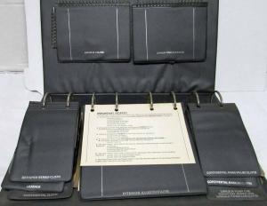 1985 Lincoln Color & Upholstery Selections Dealer Album TownCar Continental Mark