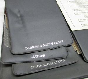 1985 Lincoln Color & Upholstery Selections Dealer Album TownCar Continental Mark