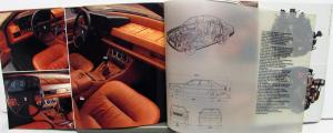 1979 Maserati QuattroPorte Dealer Sales Brochure Features Original