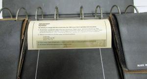 1984 Lincoln Color & Upholstery Selection Dealer Album Town Car Continental Mark