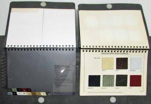 1984 Lincoln Color & Upholstery Selection Dealer Album Town Car Continental Mark