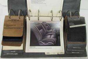 1984 Lincoln Color & Upholstery Selection Dealer Album Town Car Continental Mark