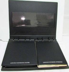 1996 Lincoln Color & Upholstery Selection Dealer Album Continental Mark Town Car