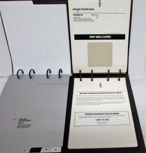 1996 Lincoln Color & Upholstery Selection Dealer Album Continental Mark Town Car