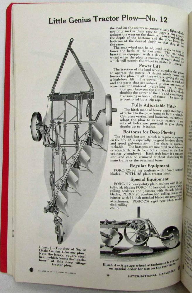 1940 International Harvester Catalog No 40 McCormickDeering Line