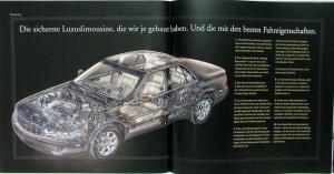 2001 Cadillac Seville STS German Europe Market Sales Brochure Original Oversized