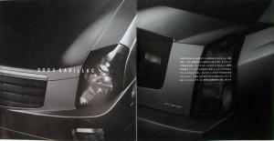 2003 Cadillac CTS Seville Deville Japan Sales Folder Original Oversized