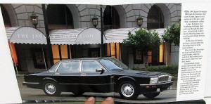 1991 Jaguar Dealer Sales Brochure XJ6 Sovereign Vanden Plas XJ-S Convertible