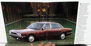 1991 Jaguar Dealer Sales Brochure XJ6 Sovereign Vanden Plas XJ-S Convertible