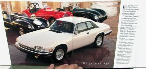 1991 Jaguar Dealer Sales Brochure XJ6 Sovereign Vanden Plas XJ-S Convertible