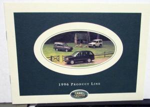 1996 Land Rover Dealer Sales Brochure Range Rover Discovery Defender 90