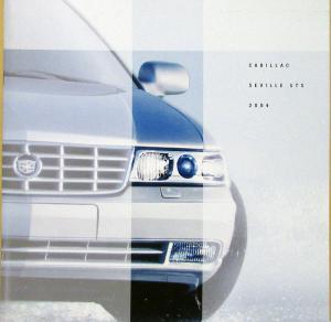 2004 Cadillac Seville STS Sales Brochure Japanese Text Original Oversized