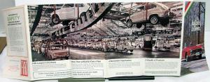 1966 Fiat Dealer Sales Brochure Folder 600 D Spider 1500 1100 R 850 Wagon