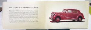 1947 Austin A125 Six Cylinder Sheerline Saloon Dealer Sales Brochure Original