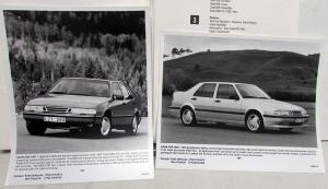 1997 Saab New Models Press Kit Media Release 900 Convertible Turbo 9000 CSE Aero