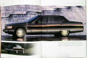 1994 Cadillac Deville Fleetwood Seville Eldorado Oversized Sales Brochure Orig