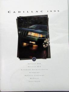 1995 Cadillac Seville Eldorado Deville Fleetwood Oversized Sales Brochure Orig