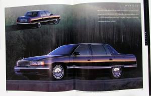 1995 Cadillac Seville Eldorado Deville Fleetwood Oversized Sales Brochure Orig