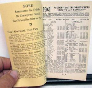 1941 Market Analysis Report June Ed Used Car Pricing Guide Cadillac Olds Packard