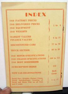 1941 Market Analysis Report June Ed Used Car Pricing Guide Cadillac Olds Packard