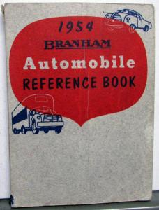 1954 Branham Automobile Reference Book Buick Hudson Autocar Crosley