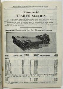 1957 Branham Automobile Reference Book - May Supplement