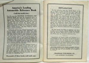 1958 Branham Automobile Reference Book - May Supplement