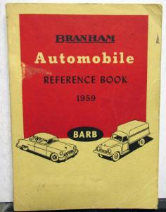 1959 Branham Automobile Reference Book Oldsmobile Pontiac Edsel GMC