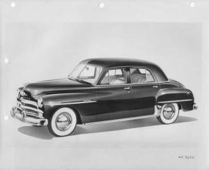 1950 Plymouth Special DeLuxe Sedan Press Photo & Release 0031 - Original