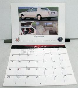 1998 Cadillac Calendar Features Funeral Profession Vehicles Original