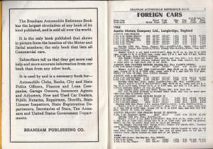 1964 Branham Automobile Reference Book - September Supplement