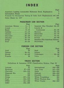 1977 Branham Automobile Reference Book Jeep Mack Pontiac Peterbilt